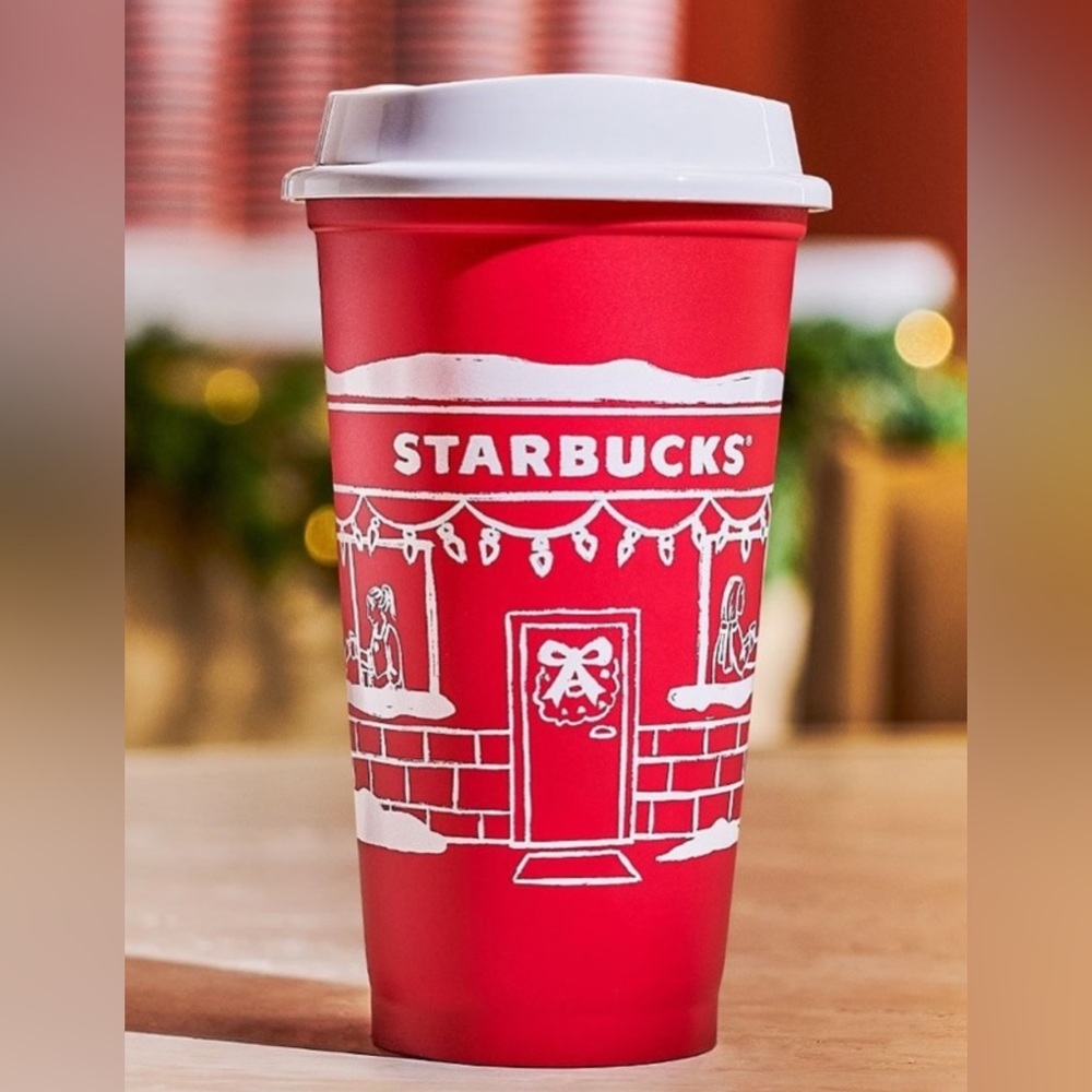 Starbucks Festive Red Cup Day 2025 holiday coffee tea hot Christmas Yvonne Chan